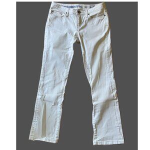 Converse One Star Low-Rise White Stretch Jeans